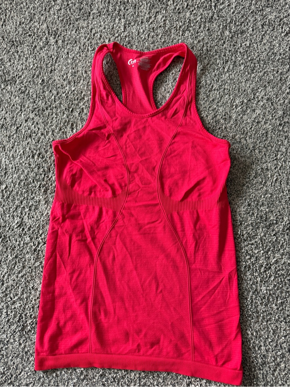 Zyia red copper charge tank sz med